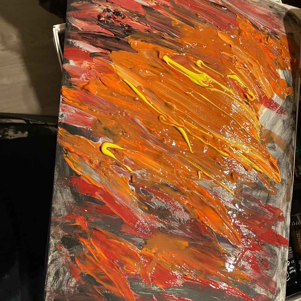 Painting in acrylic